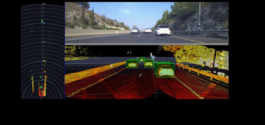 Innoviz&apos;s lidar technology provides 3D images of a scene.