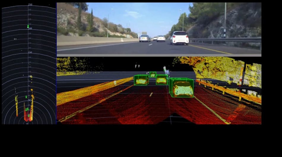Innoviz&apos;s lidar technology provides 3D images of a scene.