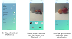 Figure 1: Cloud-connected mobile app with image analysis. (Photos courtesy of onsemi.) Figure 1: Cloud-connected mobile app with image analysis. (Photos courtesy of onsemi.)