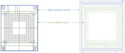 Figure 1. An image sensor platform can be designed to provide pin-to-pin compatibility (on the left) or footprint compatibility (on the right) enabling a unique PCB layout design. (Images courtesy of Teledyne e2v.) Figure 1. An image sensor platform can be designed to provide pin-to-pin compatibility (on the left) or footprint compatibility (on the right) enabling a unique PCB layout design. (Images courtesy of Teledyne e2v.)