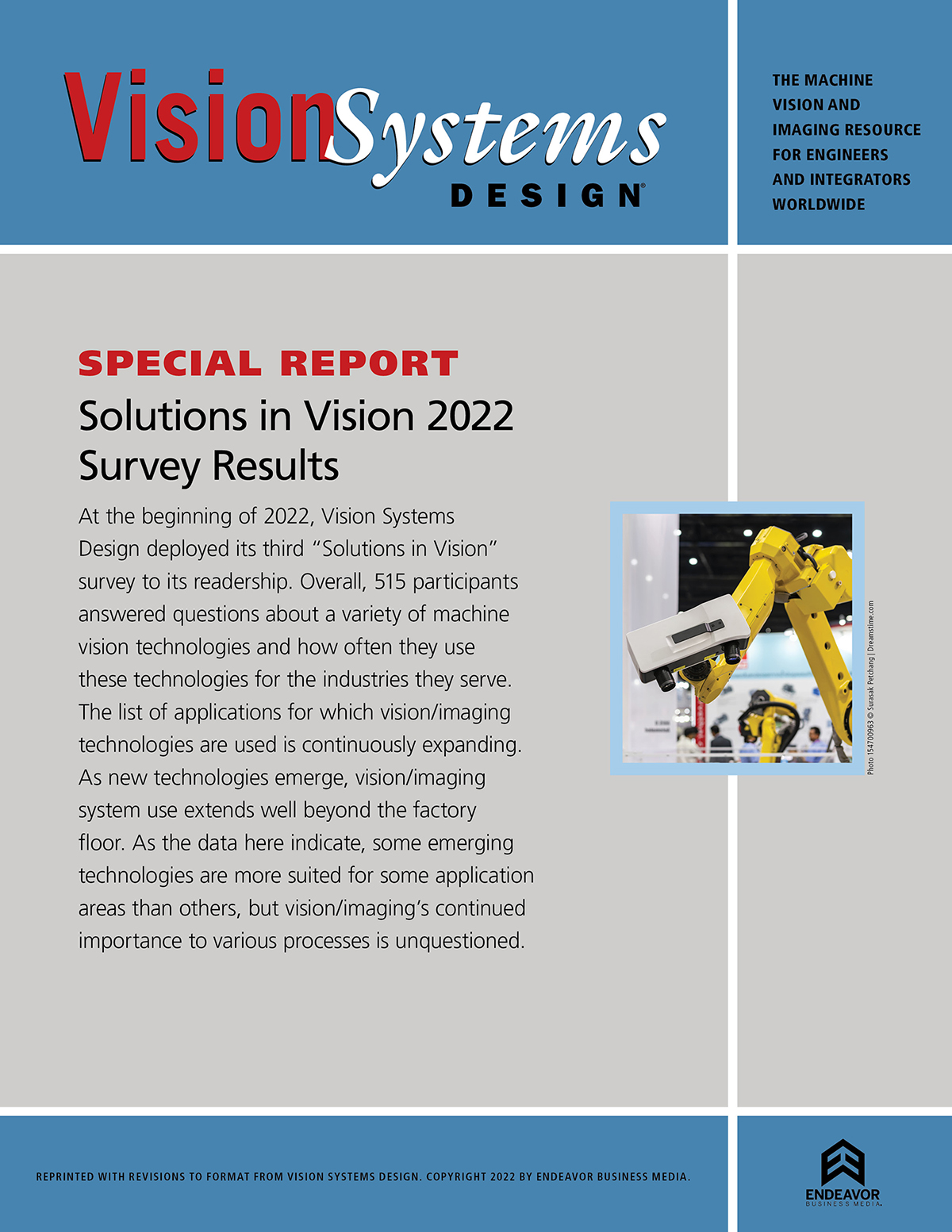 Vision Systems Design Solutions in Vision 2022 Survey Results | Vision ...