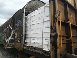 Figure 1: The text printed on the sides of pulp bales is often obscured during transport, so conventional OCR was limited for this application. ID 99452390 © Fcobosp | Dreamstime.com Figure 1: The text printed on the sides of pulp bales is often obscured during transport, so conventional OCR was limited for this application. ID 99452390 © Fcobosp | Dreamstime.com