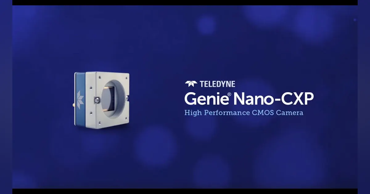 Genie Nano CXP - A Camera Engineered for Full Throttle Performance ...