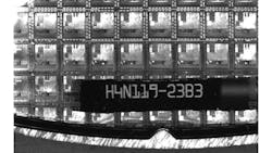 The OCR system reads alphanumeric codes on semiconductor wafers. The OCR system reads alphanumeric codes on semiconductor wafers.