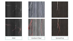 AirCarbon III detects the types of defects in carbon fibers. AirCarbon III detects the types of defects in carbon fibers.