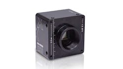 Figure 6: The SVS-Vistek exo250Z camera uses the 5 MPixel IMX250MZR Sony sensor. The Sony sensor is based on the popular 2448 x 2049 pixel, 2/3” IMX250 CMOS sensor with 3.45 μm pixel size. Figure 6: The SVS-Vistek exo250Z camera uses the 5 MPixel IMX250MZR Sony sensor. The Sony sensor is based on the popular 2448 x 2049 pixel, 2/3” IMX250 CMOS sensor with 3.45 μm pixel size.
