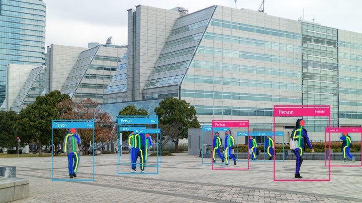 People counting using AI inferencing enables capabilities like detecting and analyzing human posture.