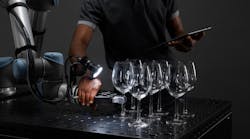 Figure 1: For 3D problems, feature detection needs to be performed on depth images, typically point clouds, created by dual-camera stereo systems or time-of-flight-based cameras that emit infrared light and measure the time it takes the reflection to arrive back at the camera. (Images courtesy of Micropsi Industries.) Figure 1: For 3D problems, feature detection needs to be performed on depth images, typically point clouds, created by dual-camera stereo systems or time-of-flight-based cameras that emit infrared light and measure the time it takes the reflection to arrive back at the camera. (Images courtesy of Micropsi Industries.)