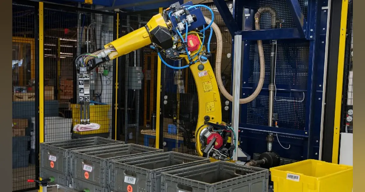Amazon Testing Robotic Arm that Identifies Individual Products | Vision ...