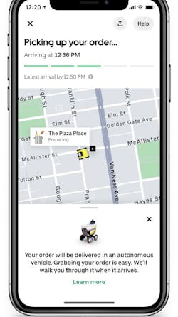 Serve Robotics inked a partnership with Uber Eats to deliver takeout food. Serve Robotics inked a partnership with Uber Eats to deliver takeout food.