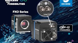 The newest FXO cameras from SVS-Vistek now come with 2CoaXPress-12 connections, allowing faster data transmission. The newest FXO cameras from SVS-Vistek now come with 2CoaXPress-12 connections, allowing faster data transmission.