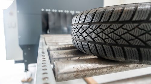 TireTech&apos;s TRMS inspection system gathers data from tires to determine whether they more life or needs to be repurposed