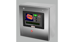 Inspection system screen inside enclosure. Inspection system screen inside enclosure.