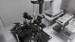 Figure 3: The system inspects a pipette tip in 5-10 seconds with the standard bottom and side view of the tip. Figure 3: The system inspects a pipette tip in 5-10 seconds with the standard bottom and side view of the tip.