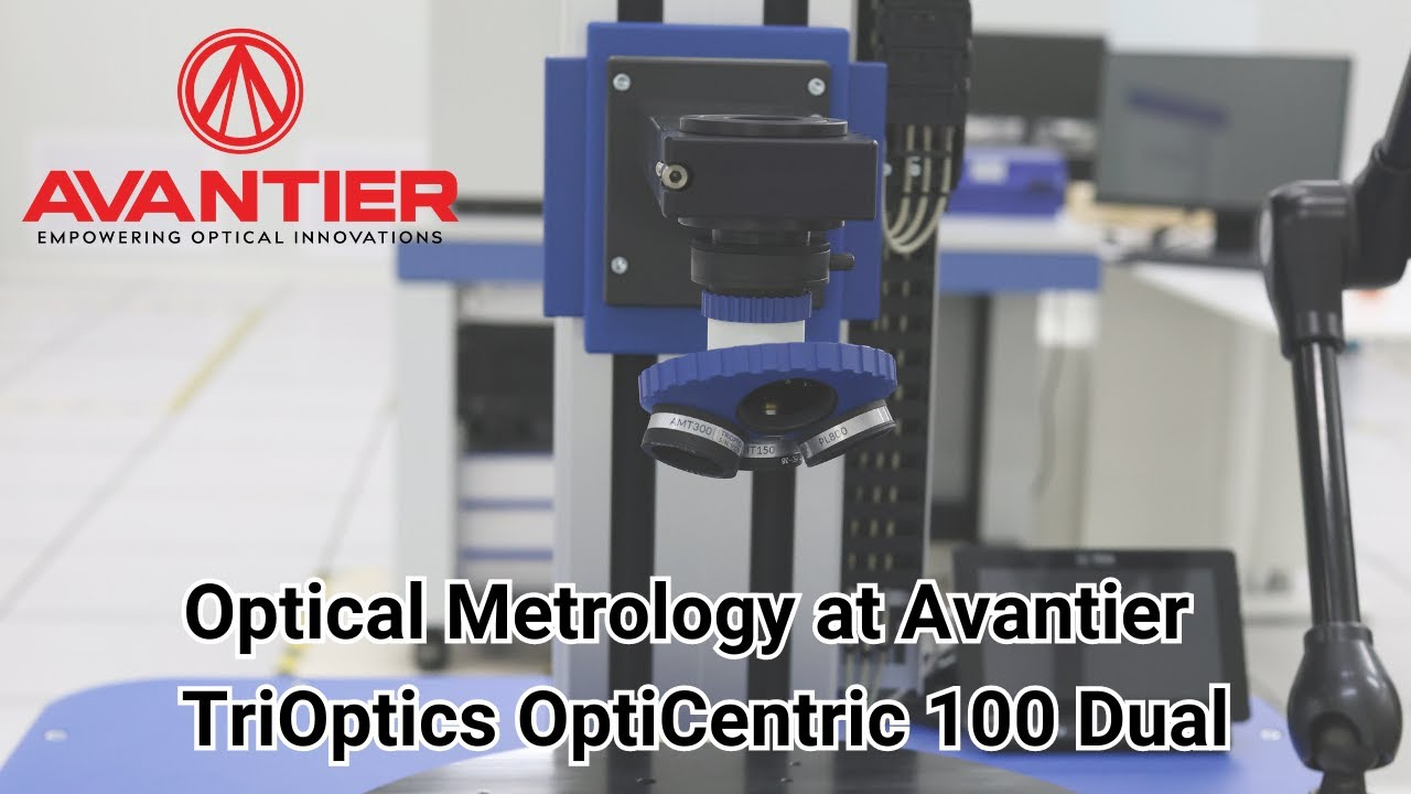 Optical Metrology At Avantier TriOptics OptiCentric 100 Dual | Vision ...