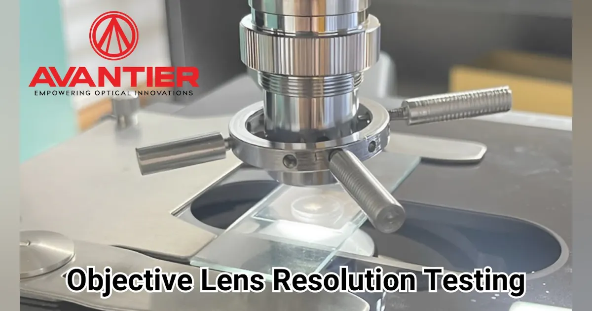Objective Lens Resolution Testing | Vision Systems Design