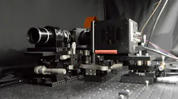 Figure 1: Device used to capture and encode data using an optical neural network.