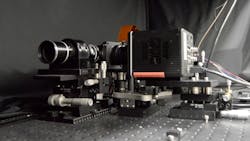 Figure 1: Device used to capture and encode data using an optical neural network. Figure 1: Device used to capture and encode data using an optical neural network.