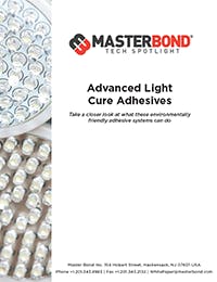 Whitepaper Advanced Light Cure Adhesives Vision Systems Design