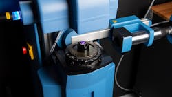 Figure 4. Testing an imaging lens in a commercially available TRIOPTICS (Wedel, Germany) MTF test station. Figure 4. Testing an imaging lens in a commercially available TRIOPTICS (Wedel, Germany) MTF test station.