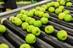 Figure 1: SWIR imaging is useful for inspecting food with high water content. Figure 1: SWIR imaging is useful for inspecting food with high water content.