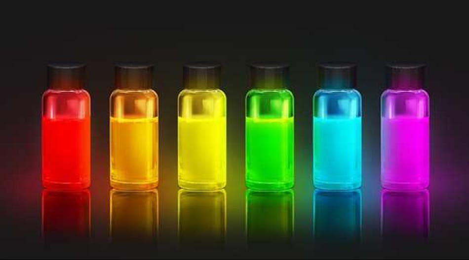 Image Quantum Dots Emit Different Wavelengths Resulting In Various Colors