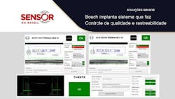 Figure 2: Machinists at Bosch's plant in Curitiba, Brazil, use a web-based interface to manage a machine vision system that reads serial codes engraved on injector nozzles. Figure 2: Machinists at Bosch's plant in Curitiba, Brazil, use a web-based interface to manage a machine vision system that reads serial codes engraved on injector nozzles.