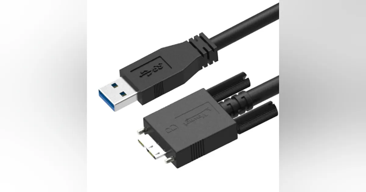 USB3 Vision Micro B Locking Cable | Vision Systems Design