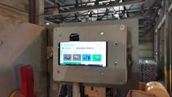 Figure 3: Image data from the cameras are transmitted to this edge computer, also mounted near the line, which identifies, analyzes, and takes necessary corrective action to remove defective bags from the line. Figure 3: Image data from the cameras are transmitted to this edge computer, also mounted near the line, which identifies, analyzes, and takes necessary corrective action to remove defective bags from the line.