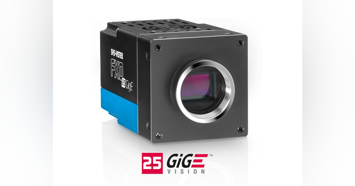 FXO camera family expanded with 25GigE models | Vision Systems Design