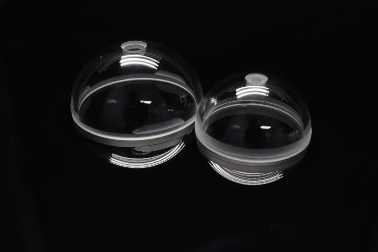 Optical Domes with flange