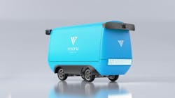 Figure 1: Vayu Robotics launched a mobile robot designed to deliver goods autonomously and affordably at scale. Figure 1: Vayu Robotics launched a mobile robot designed to deliver goods autonomously and affordably at scale.