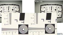 Figure 3: Scaling produces fewer artifacts than binning, leading to an enhanced image output Figure 3: Scaling produces fewer artifacts than binning, leading to an enhanced image output
