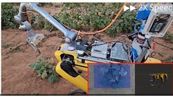 Figure 2: The software for the robotic weeding platform includes a flame estimation algorithm that takes into account wind severity. Figure 2: The software for the robotic weeding platform includes a flame estimation algorithm that takes into account wind severity.