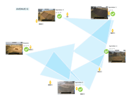 Figure 3: MoviTHERM’s system is event based, detecting hot spots in the fuel storage pile and alerting company officials. Figure 3: MoviTHERM’s system is event based, detecting hot spots in the fuel storage pile and alerting company officials.