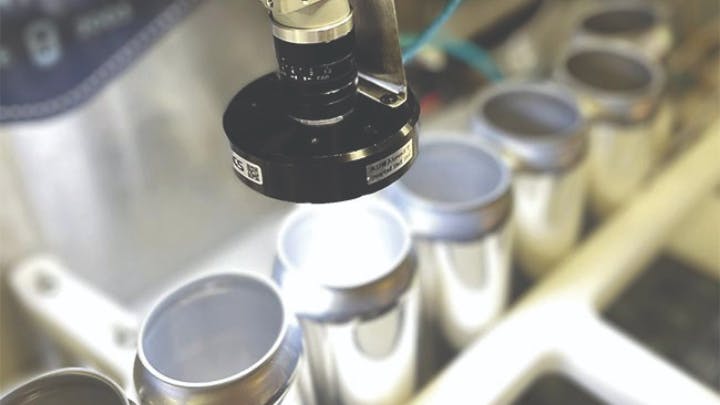 Figure 1: Automated inspection of cans.