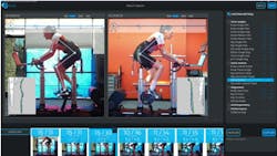 The cameras produce three separate data streams which are processed and analyzed using the Velogic Studio software. The cameras produce three separate data streams which are processed and analyzed using the Velogic Studio software.