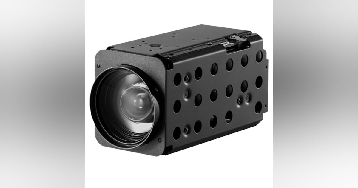36x Optical Zoom Global Shutter Block Camera | Vision Systems Design