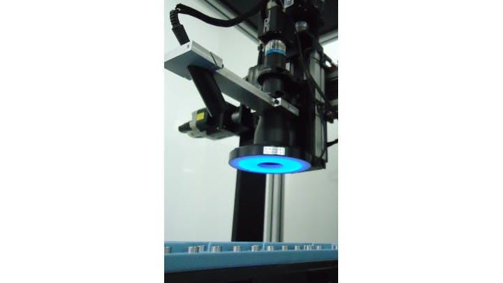 Figure 1: Successful in-line metrology using machine vision often requires &ldquo;creative&rdquo; imaging solutions including specialty optics, illumination, and even repositioning of the part or imaging system.