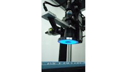 Figure 1: Successful in-line metrology using machine vision often requires “creative” imaging solutions including specialty optics, illumination, and even repositioning of the part or imaging system. Figure 1: Successful in-line metrology using machine vision often requires “creative” imaging solutions including specialty optics, illumination, and even repositioning of the part or imaging system.