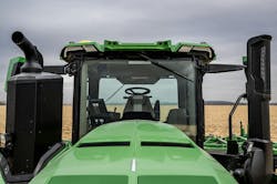 Figure 1: The Autonomous 9RX Tractor for Large-Scale Agriculture uses cameras in pods with overlapping FOV. Figure 1: The Autonomous 9RX Tractor for Large-Scale Agriculture uses cameras in pods with overlapping FOV.