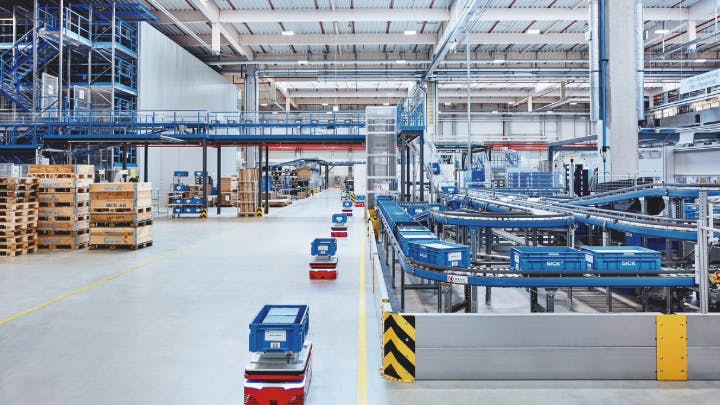 Figure 1: SICK's acquisition of Accerion expands the company's solution set for autonomous mobile robots.