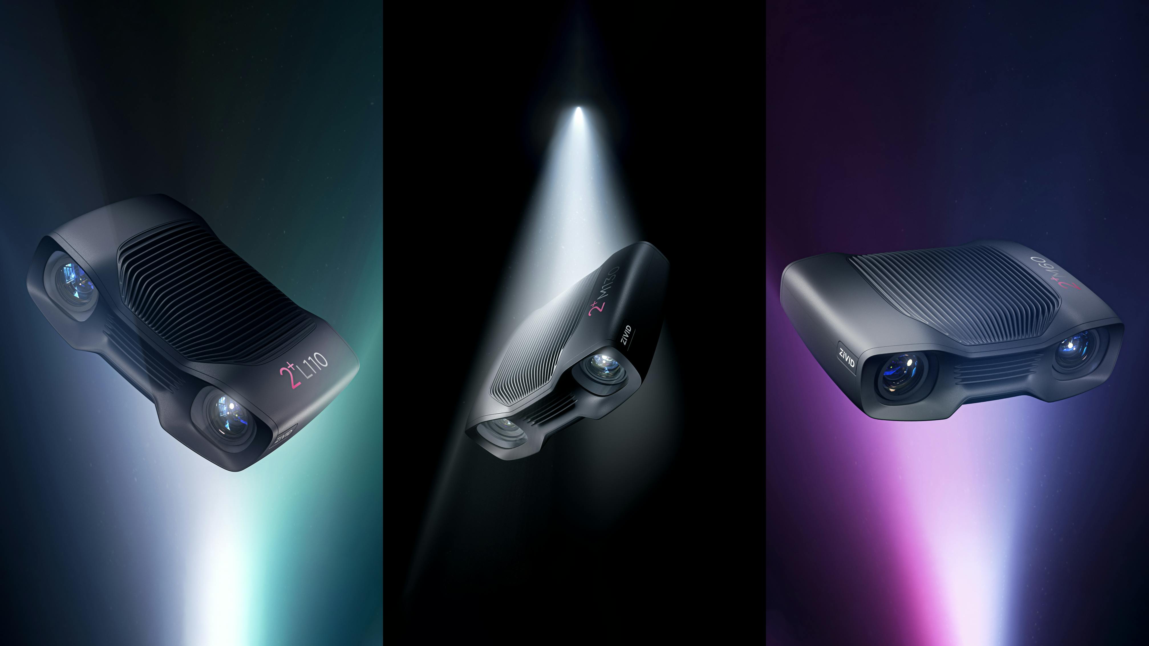 Zivid's M60, M130, and L110 Lineup