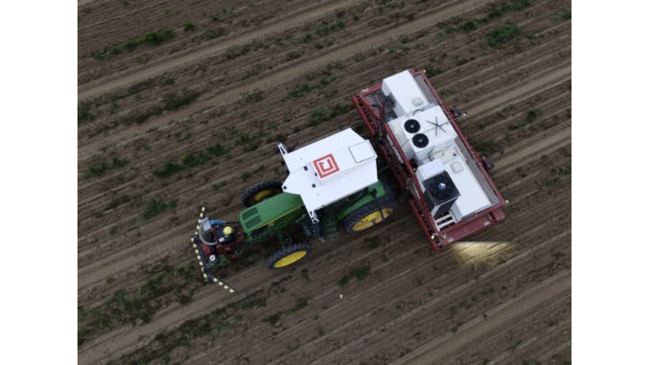 Figure 1: Carbon Robotics markets an autonomy kit&mdash;including machine vision components and deep learning algorithms&mdash;as well as a self-contained system to kill weeds using lasers.