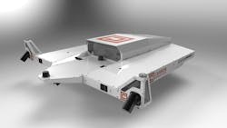 Figure 2: Machine vision components are protected in a custom enclosure that sits on the roof of a tractor augmented with the autonomy kit from Carbon Robotics. Figure 2: Machine vision components are protected in a custom enclosure that sits on the roof of a tractor augmented with the autonomy kit from Carbon Robotics.