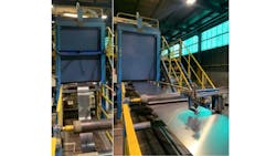 Figure 1: At TI Fluid Systems, steel strips move on a production line at a rate of 95 meters per minute, or 1,580 mm per second. Figure 1: At TI Fluid Systems, steel strips move on a production line at a rate of 95 meters per minute, or 1,580 mm per second.