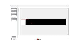Figure 4: InDeep solutions created customized software to highlight the defects, such as tiny holes in a steel strip, with a red square. Figure 4: InDeep solutions created customized software to highlight the defects, such as tiny holes in a steel strip, with a red square.