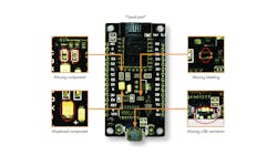 Figure 2: The deep learning-based Global Context Anomaly Detection technology enables the robust inspection of printed circuit boards in semiconductor production. Figure 2: The deep learning-based Global Context Anomaly Detection technology enables the robust inspection of printed circuit boards in semiconductor production.
