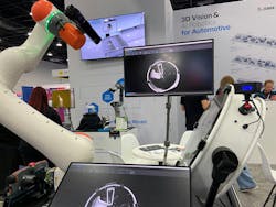 Figure 4: At its Automate booth, Photoneo showed how the MotionCam-3D captures images of objects in motion. Figure 4: At its Automate booth, Photoneo showed how the MotionCam-3D captures images of objects in motion.