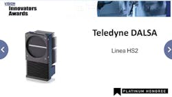 Teledyne DALSA 2025 Platinum Honoree Innovator Award for Linea HS2 Teledyne DALSA 2025 Platinum Honoree Innovator Award for Linea HS2